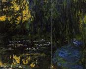 克劳德莫奈 - Weeping Willow and Water-Lily Pond